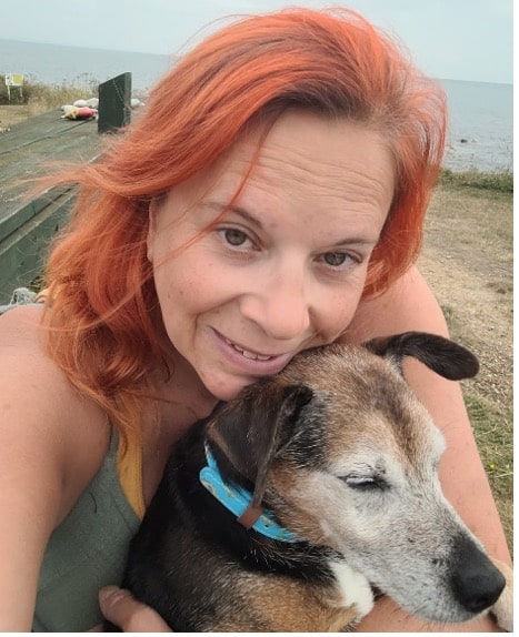 sam paws for a snack